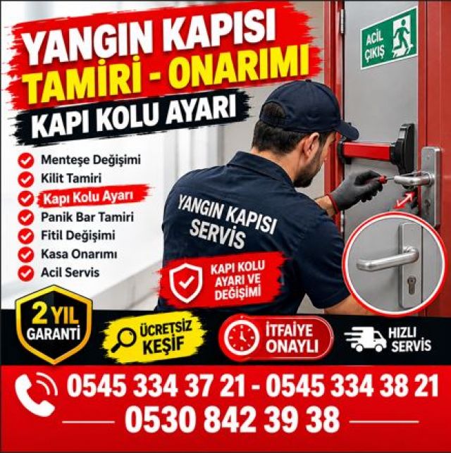 Ataşehir Yangın Kapısı Tamiri